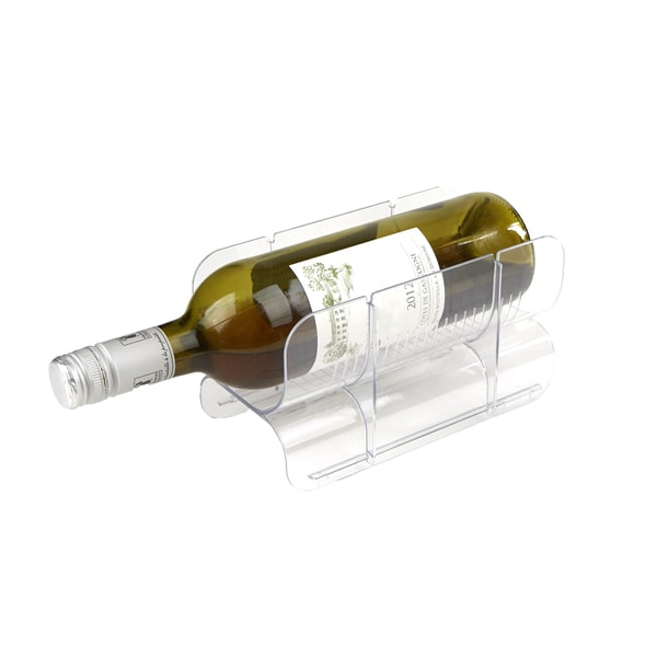 Acrylic wine bottle holder hot sale