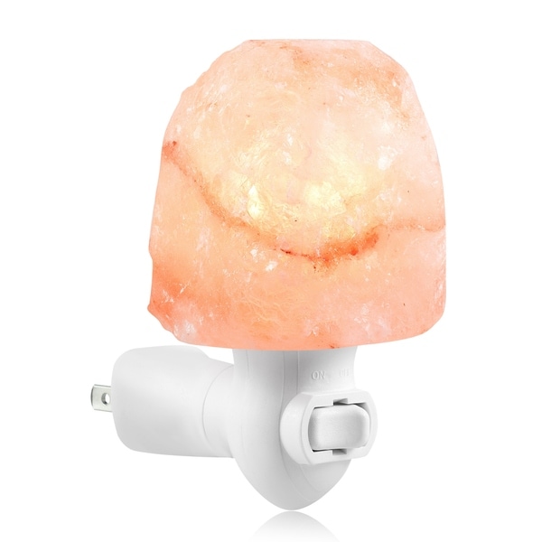 Himalayan Natural Aromatherapy Salt Lamp Nightlight - Charcoal/Orange. Opens flyout.