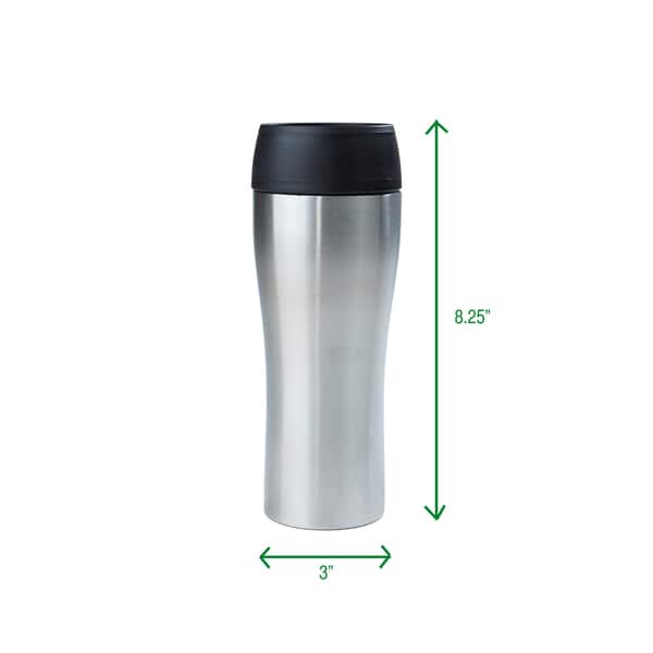 Mind Reader Stainless Steel Double Walled Travel Mug 14 oz. - Bed Bath &  Beyond - 18008378