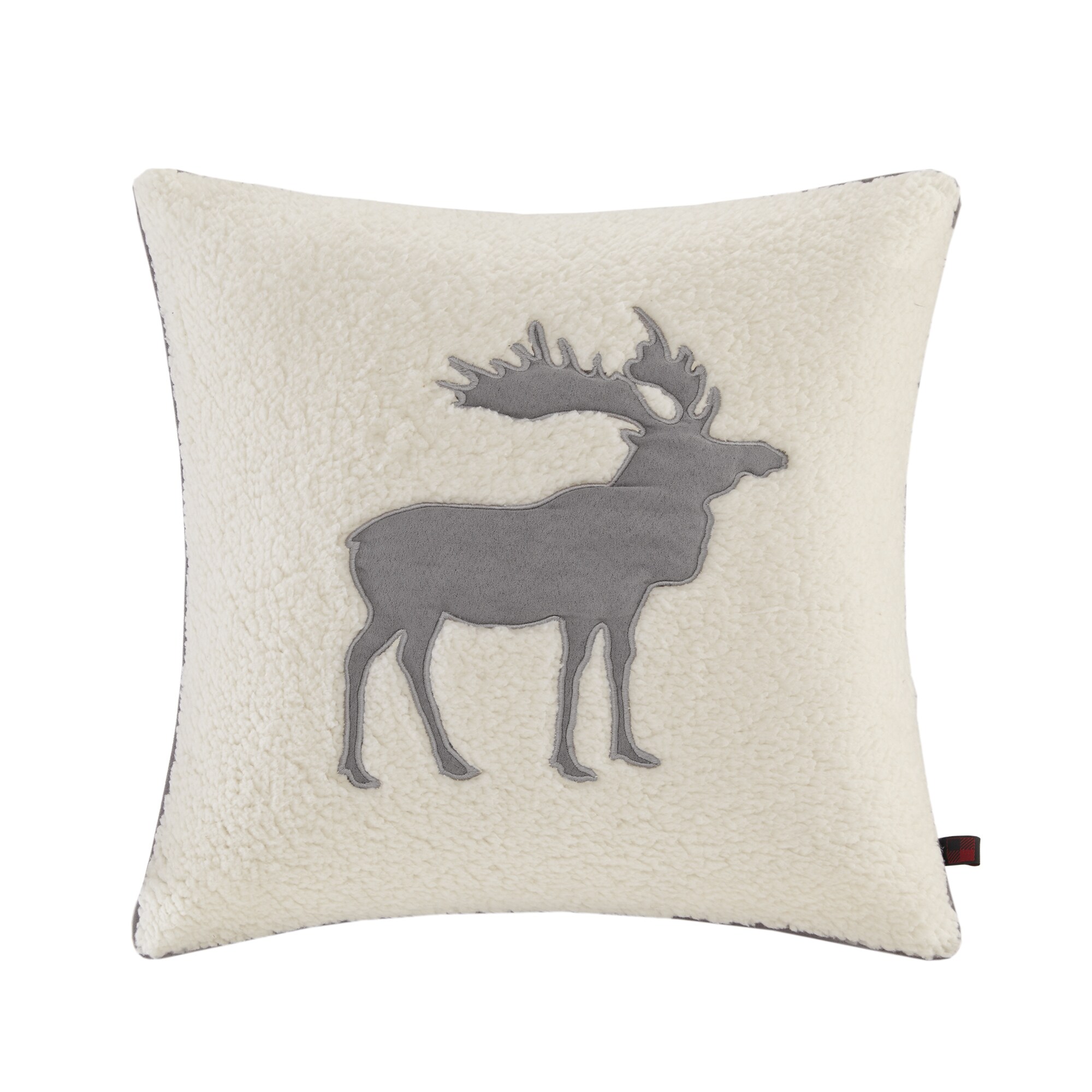Shop Woolrich Moose White 18 Inch Square Berber Throw Pillow