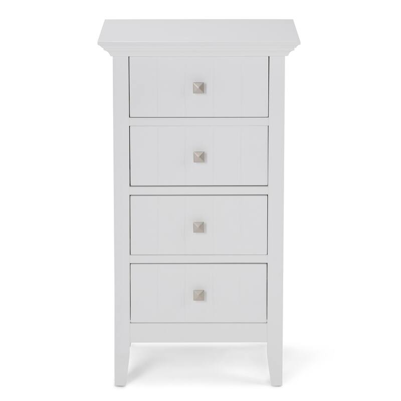 WYNDENHALL Normandy 32.1 inch H x 18.1 inch W Four Drawer Floor Storage Bath Cabinet - 18 W x 16 D x 32 H