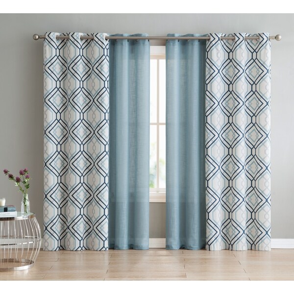 Buy Geometric Curtains Drapes Online At Overstock Our Best