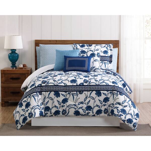 Shop Danica Chinoiserie 12pc Bed In A Bag Comforter Set With Bonus
