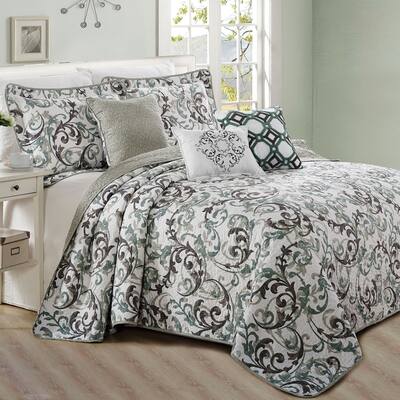 Green Cotton Quilts Coverlets Find Great Bedding Deals