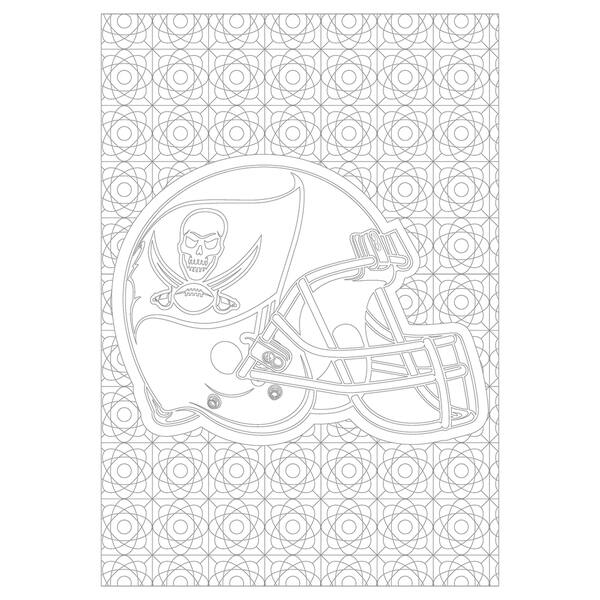 Shop Tampa Bay Buccaneers Nfl Adult Coloring Book Overstock