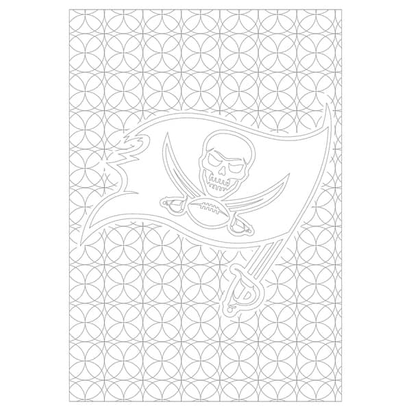 Shop Tampa Bay Buccaneers Nfl Adult Coloring Book Overstock
