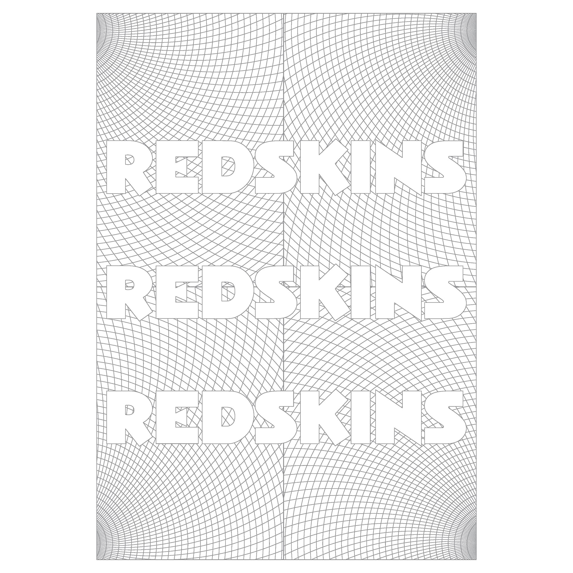 Washington Redskins Nfl Adult Coloring Book Overstock 18012030