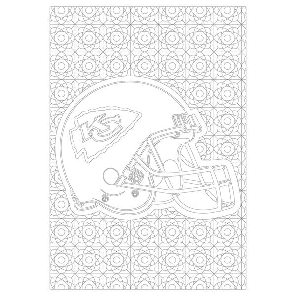 Kansas City Chiefs Nfl Adult Coloring Book Overstock 18012032