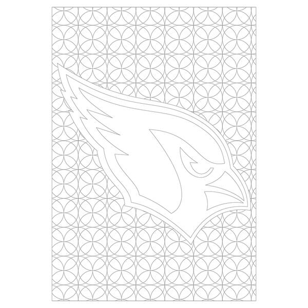 Shop Arizona Cardinals Nfl Adult Coloring Book Overstock 18012034