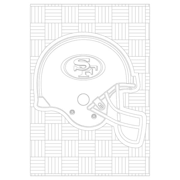 Shop San Francisco 49ers Nfl Adult Coloring Book Overstock 18012037