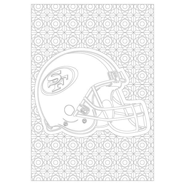Shop San Francisco 49ers Nfl Adult Coloring Book Overstock 18012037