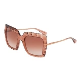 Dolce & Gabbana Women's DG6111 314813 51 Pink Gradient Square Sunglasses