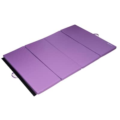 Soozier PU Leather Gymnastics Tumbling & Martial Arts Folding Mat