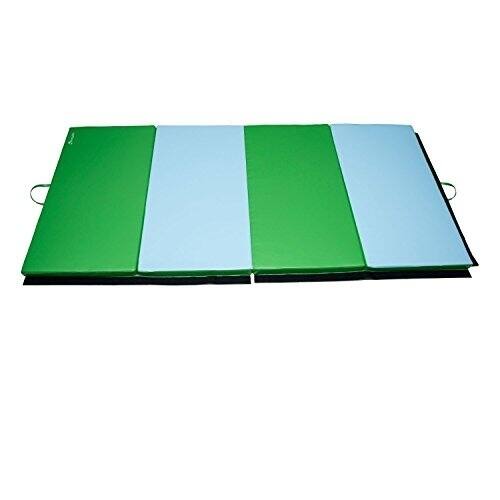 Soozier PU Leather Gymnastics Tumbling & Martial Arts Folding Mat