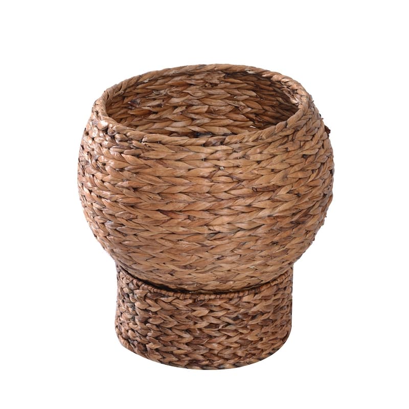 Pawhut Banana-Leaf Condo Pod Elevated Cat Bed - brown