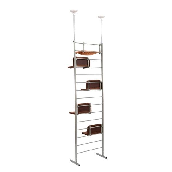 Shop Pawhut Floor To Ceiling Adjustable Staggered Climbing