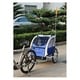 preview thumbnail 8 of 6, Aosom Elite II 3 in 1 Double Child Baby Bike Trailer and Stroller