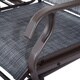 Outsunny Two Person Outdoor Mesh Fabric Patio Double Glider Chair with Center Table - Thumbnail 6