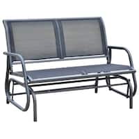 Outsunny Outdoor Patio Swing Glider Bench Chair