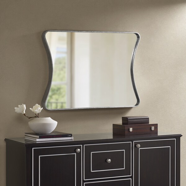 Madison Park Jayden Antique Silvertone Decor Mirror - Antique Silver