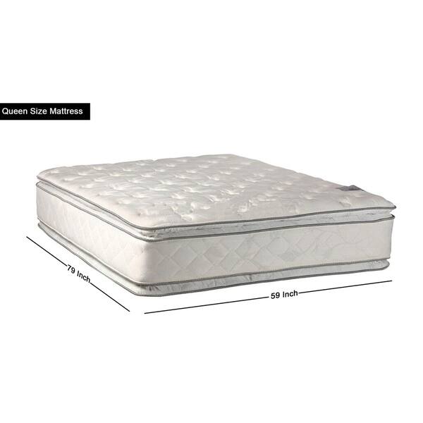 Shop Continental Sleep 12 Inch Medium Plush Pillowtop Orthopedic