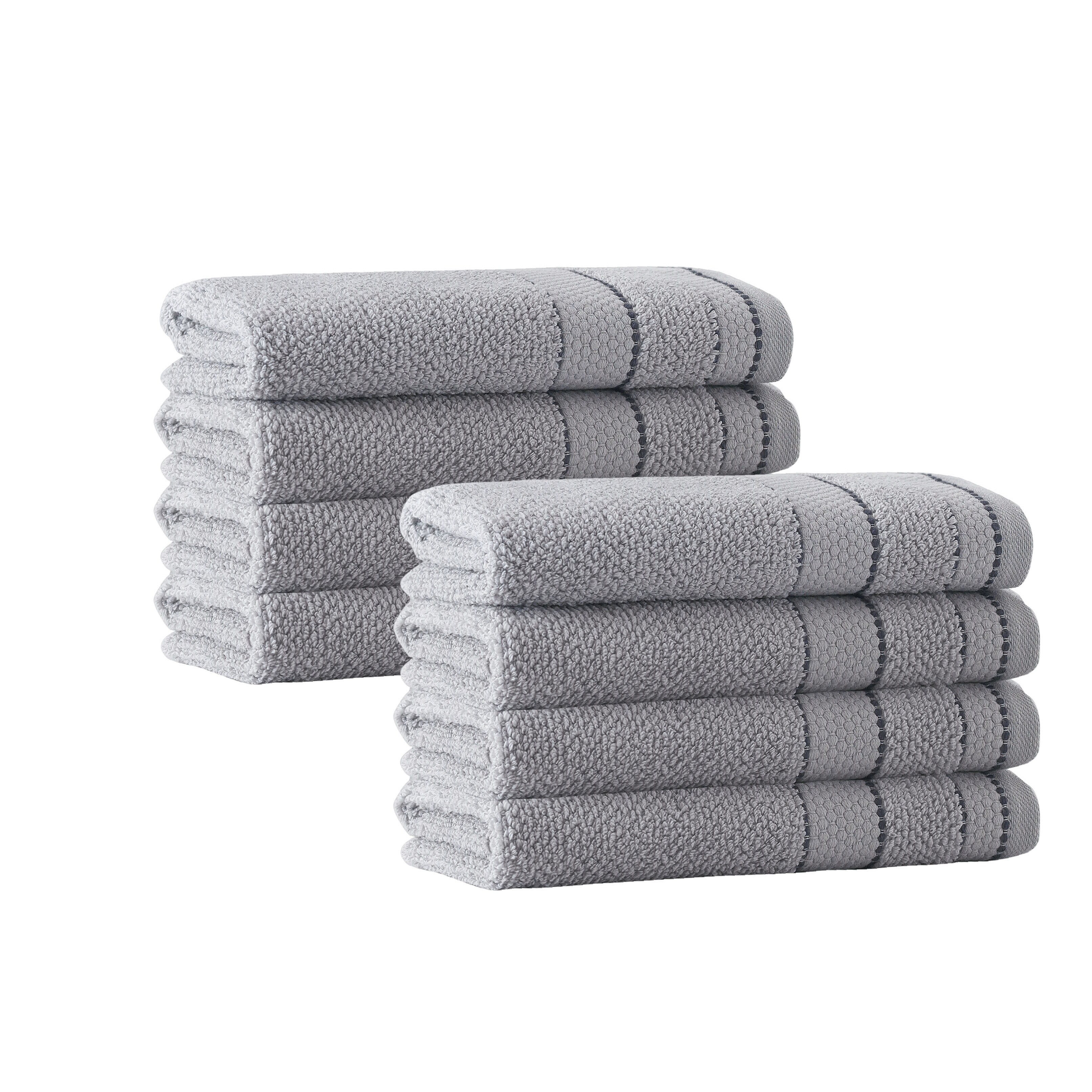 White Hand Towels Set Of 8 