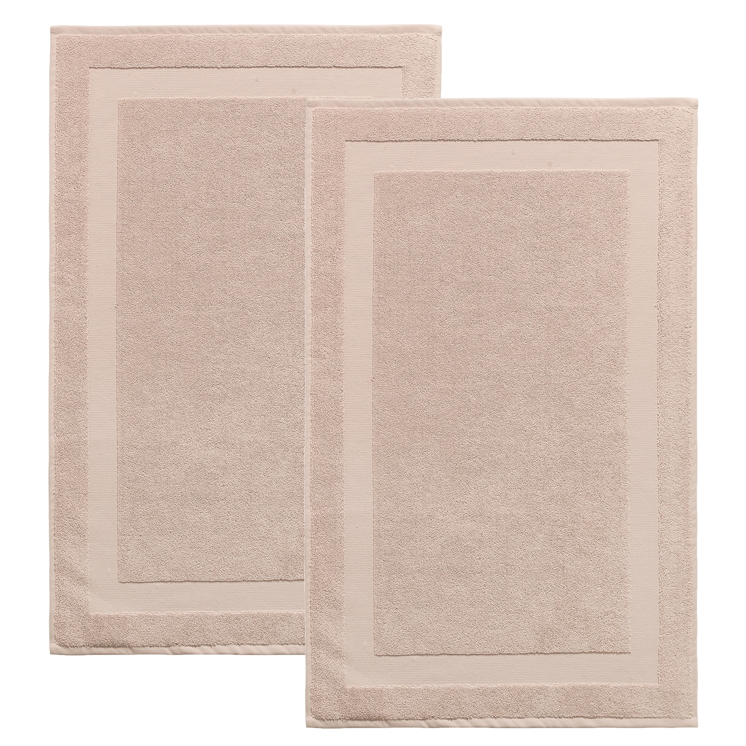 Luxury Home Hotel Soft Turkish Cotton 2 Piece Bath-Mat - 23x40/23x19 - Bed  Bath & Beyond - 23118188