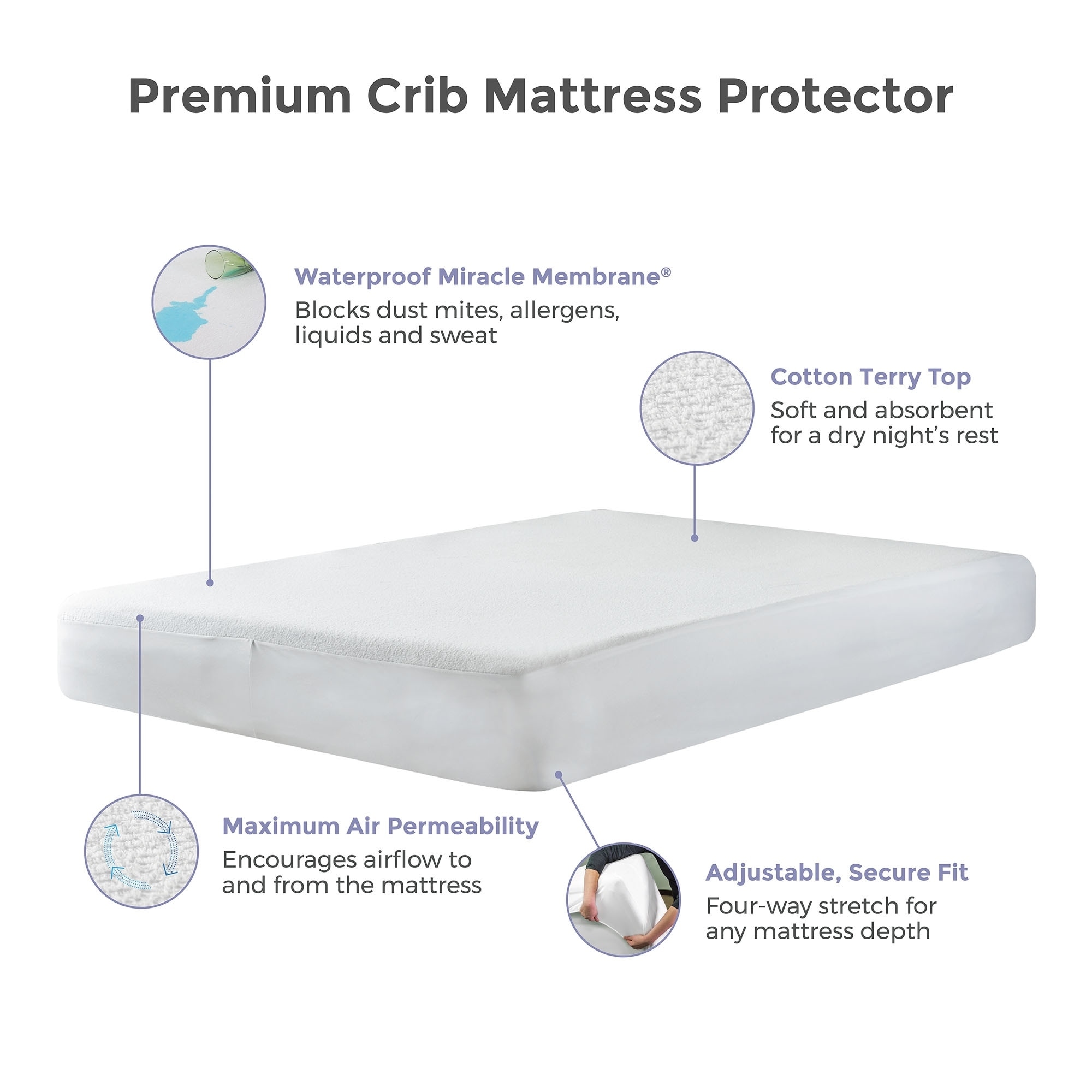 protect a bed crib mattress protector