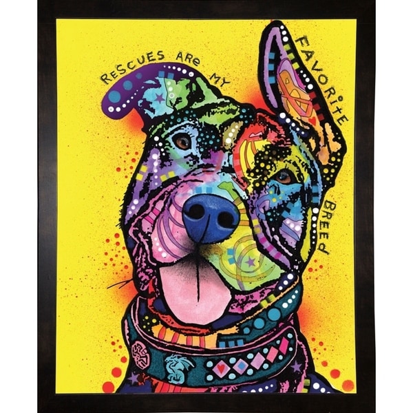 My Favorite Breed Framed Print 10"x8" by Dean Russo