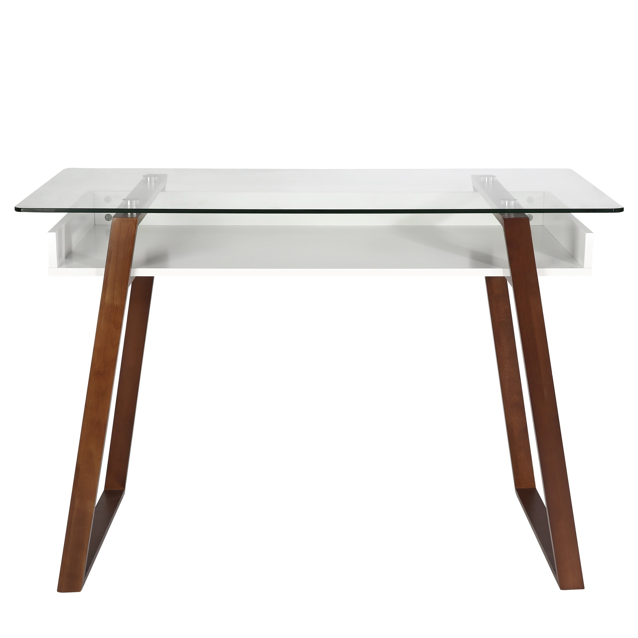 segovia glass top desk