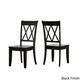 Option Antique Black Chairs w Antique Grey Table