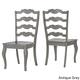 Option Antique Grey Chairs w Antique Grey Table