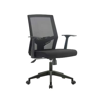 FCD Mid Back Mesh Multi Function Office Ergonomic Chair, Black