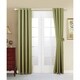 preview thumbnail 10 of 46, 4 Piece Grommet Darkening Blackout Window Panel Curtain Set 63 Inches - Sage