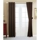 preview thumbnail 9 of 46, 4 Piece Grommet Darkening Blackout Window Panel Curtain Set 63 Inches - Chocolate