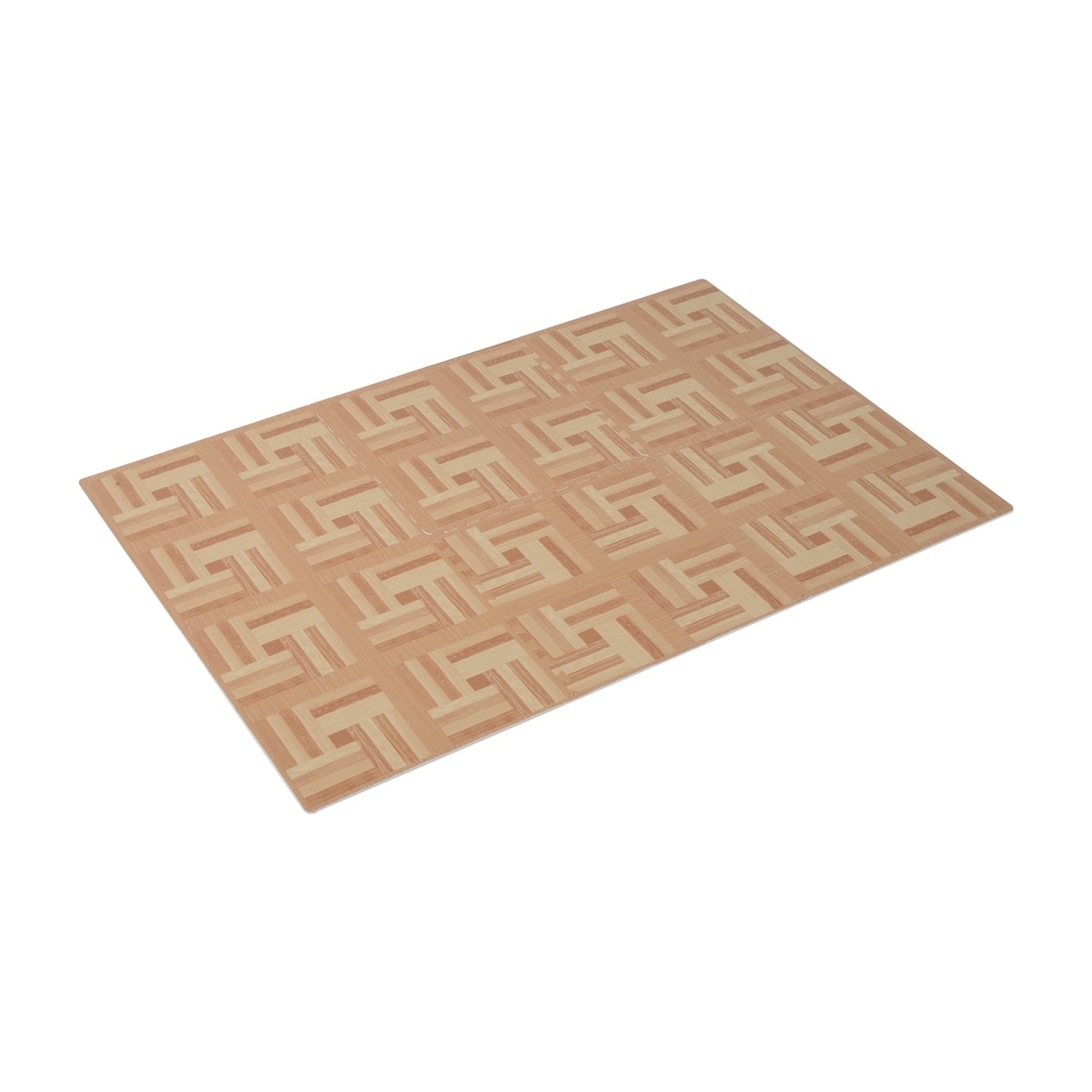 48 Sq Ft Tan Interlocking Foam Floor Puzzle Tiles Mats Mat Tan Interlocking Foam Floor Puzzle