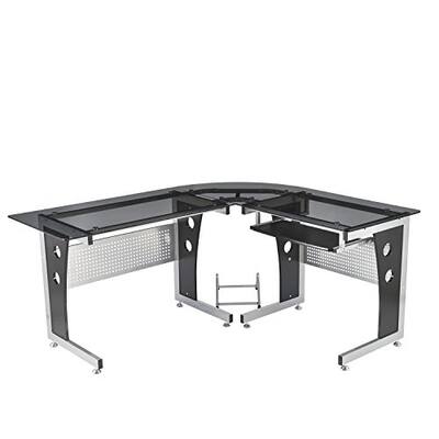 Buy Size Medium Glass Desks Computer Tables Online At Overstock