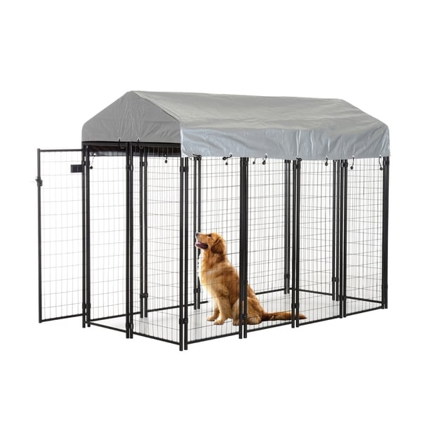 outdoor puppy kennel