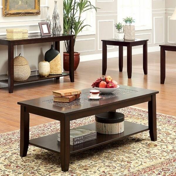 Townsend Iii Kivaha Coffee Table Dark Cherry Set Of 3 Townsend Iii Kivaha Coffee Table Dark Cherry Set Of 3