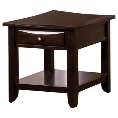 Baldwin Transitional End Table Espresso Finish Free Shipping Baldwin Transitional End Table Espresso Finish
