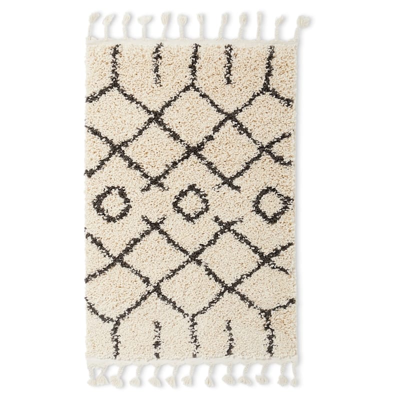 Nourison Moroccan Shag Geometric Area Rug