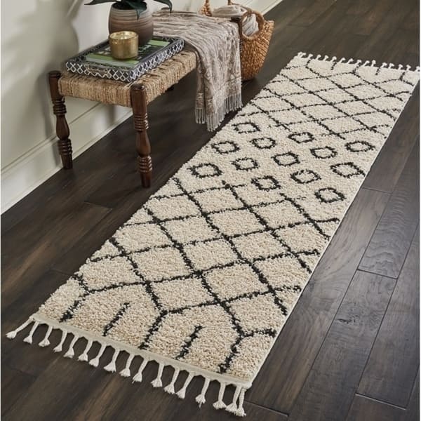 Nourison Moroccan Shag Geometric Area Rug