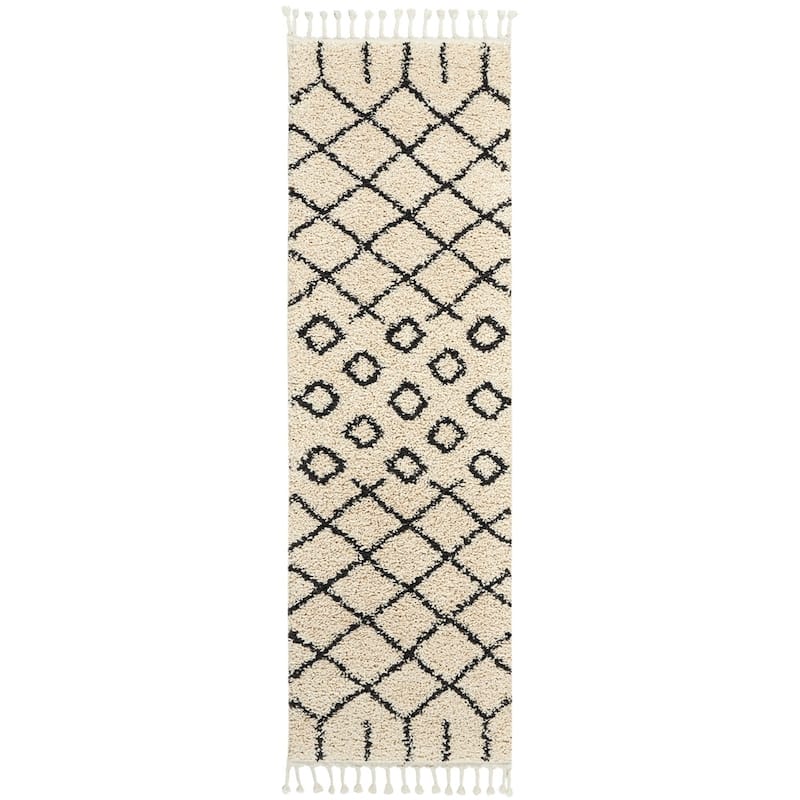 Nourison Moroccan Shag Geometric Area Rug