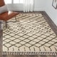 preview thumbnail 1 of 25, Nourison Moroccan Shag Geometric Area Rug