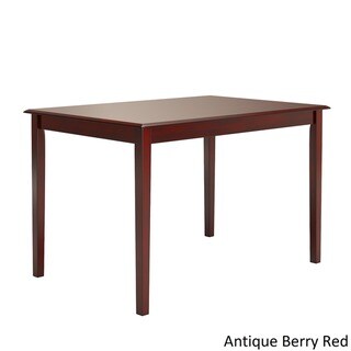 iNSPIRE Q Wilmington II 48-inch Rectangular Dining Table by Classic (Red)