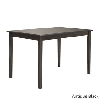 iNSPIRE Q Wilmington II 48-inch Rectangular Dining Table by Classic (Black)