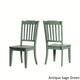 Option Antique Sage Green Chairs w Antique Grey Table