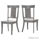Option Antique Grey Chairs w Antique Grey Table