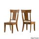 Option Oak Chairs w Antique Grey Table