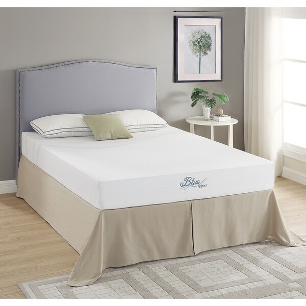Blue River Gel-Infused Green Tea Memory Foam 8 Inch Mattress